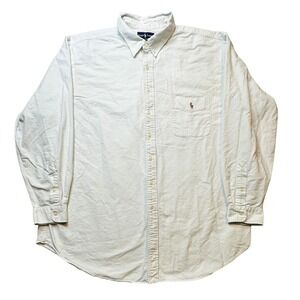 Ralph Lauren Cream Casual Button Down Shirt